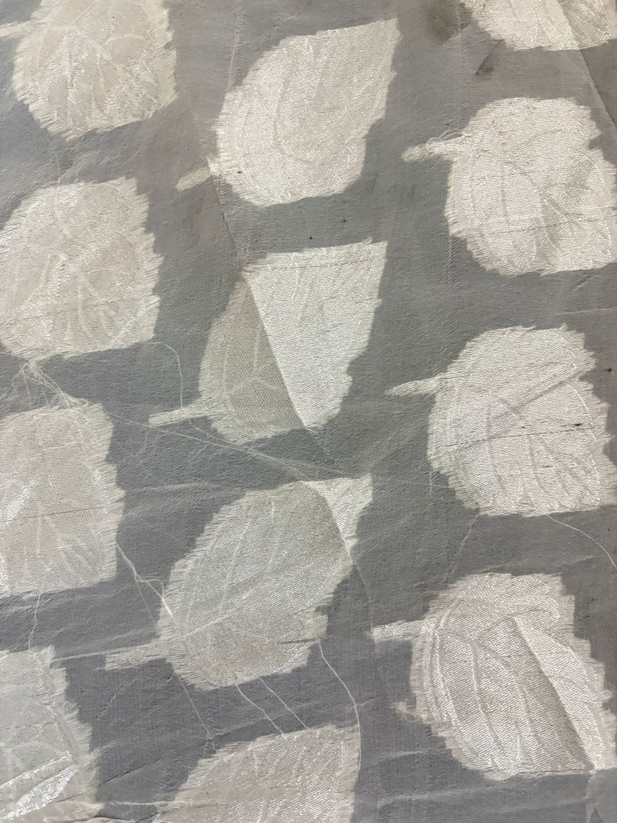 Georgette Jacquard fabric for sarees and printed sarees — wholesale from Surat view 5
