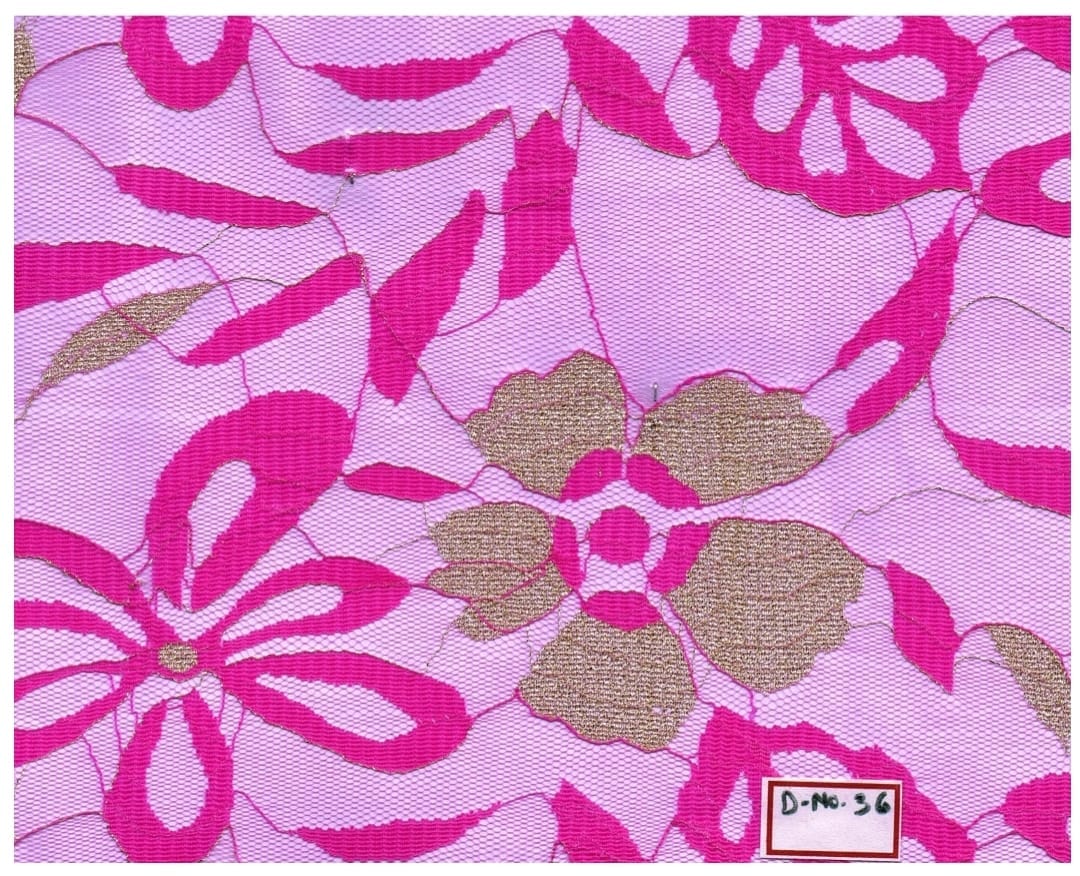 Knitting Raschel Jacquard fabric for t-shirts, polos and casual tops — wholesale from Surat view 10