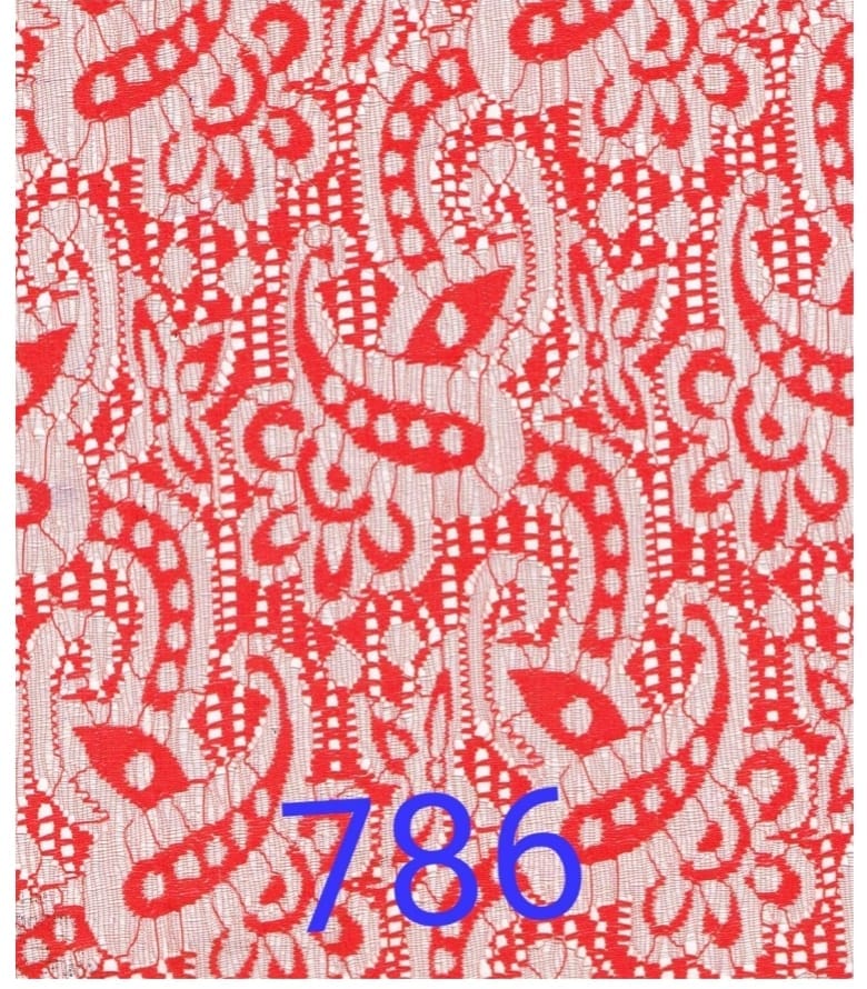 Knitting Raschel Jacquard fabric for t-shirts, polos and casual tops — wholesale from Surat view 3