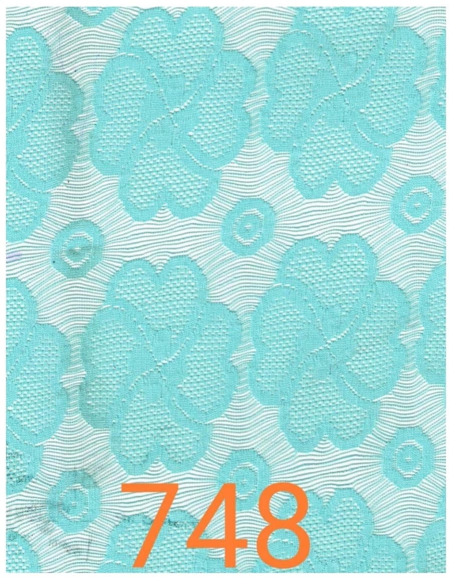 Knitting Raschel Jacquard fabric for t-shirts, polos and casual tops — wholesale from Surat view 5