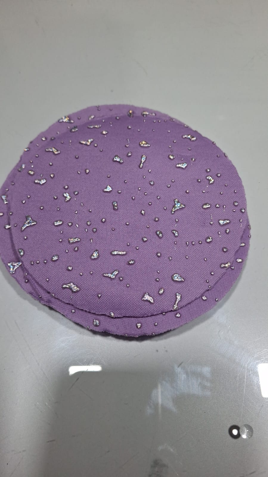 Scuba Sandwich DueDrop fabric for gowns and evening wear — wholesale from Surat view 9