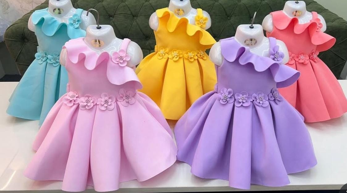 Scuba Sandwich Dyed fabric for gowns and evening wear — wholesale from Surat view 2