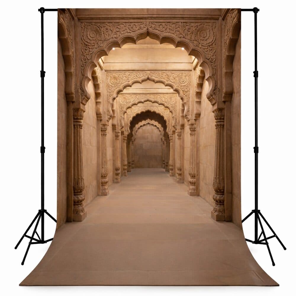 Mandap & Traditional Backdrops design MND-02 — wholesale backdrop from Surat