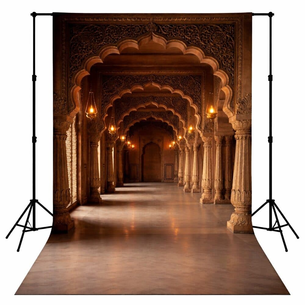 Mandap & Traditional Backdrops design MND-03 — wholesale backdrop from Surat