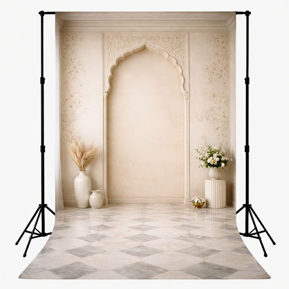 Minimal & Boho Studio Backdrops design MIN-02 — wholesale backdrop from Surat