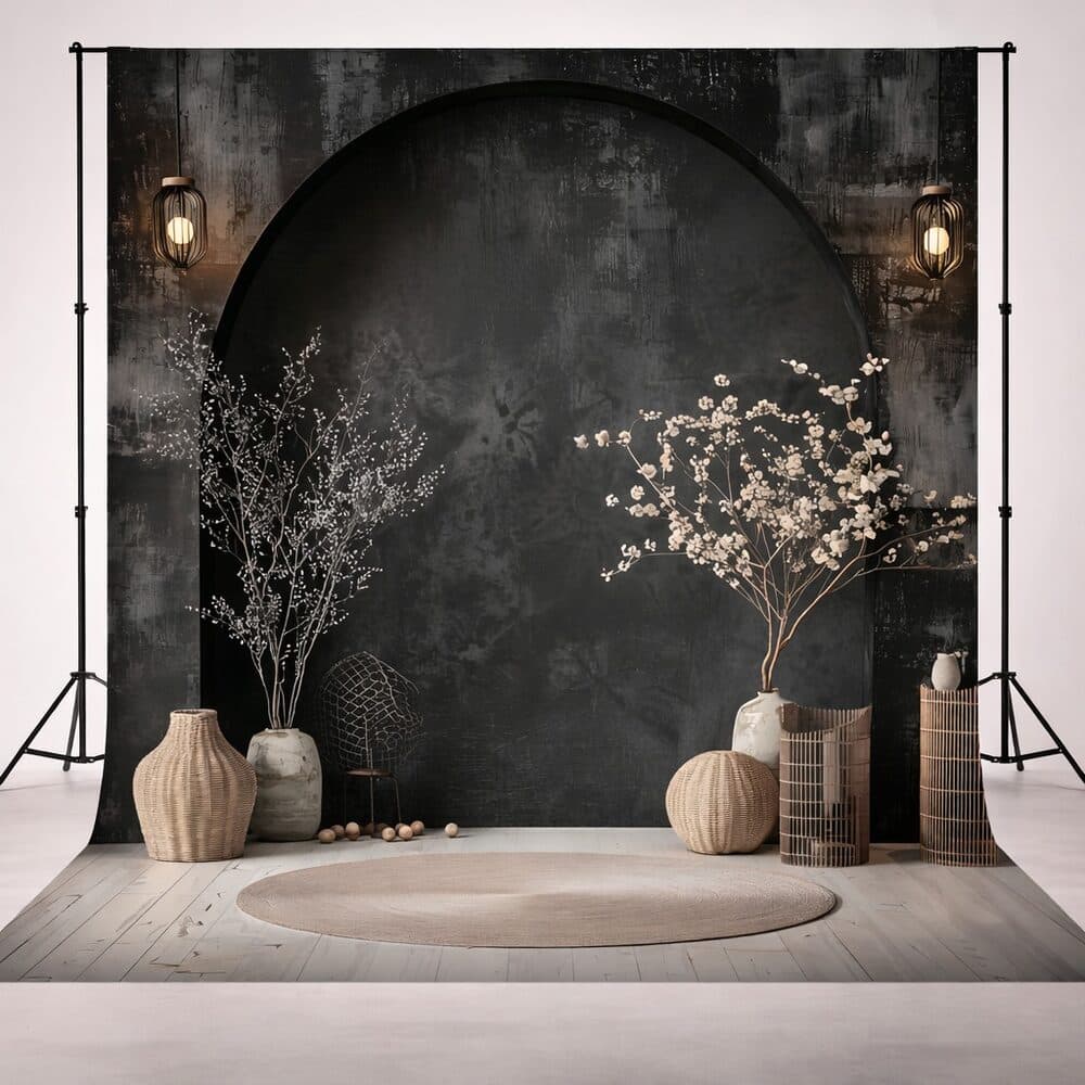 Minimal & Boho Studio Backdrops design MIN-04 — wholesale backdrop from Surat