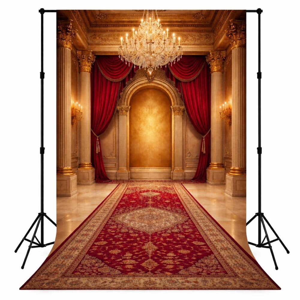 Luxury Palace Backdrops design PAL-02 — wholesale backdrop from Surat