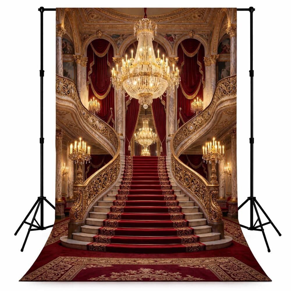 Luxury Palace Backdrops design PAL-03 — wholesale backdrop from Surat