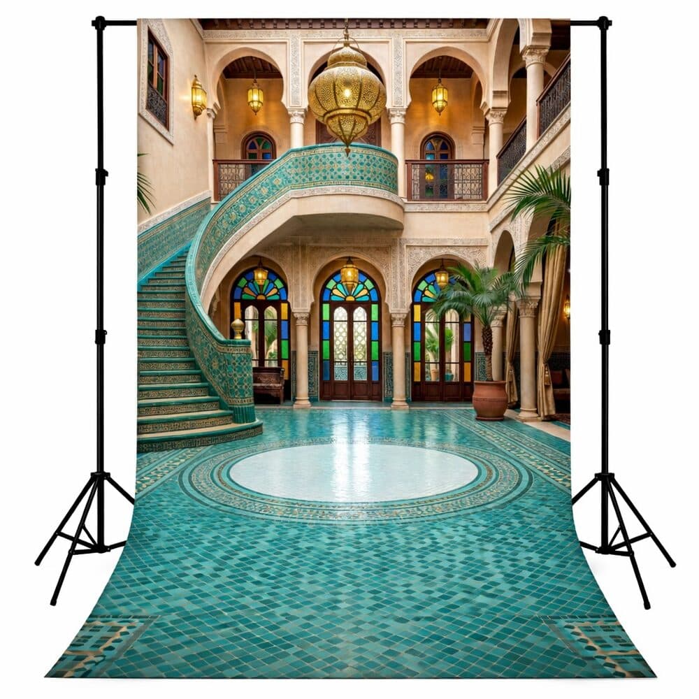 Luxury Palace Backdrops design PAL-04 — wholesale backdrop from Surat