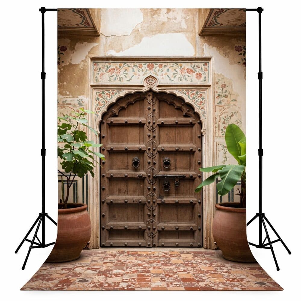 Royal & Heritage Backdrops design ROY-02 — wholesale backdrop from Surat