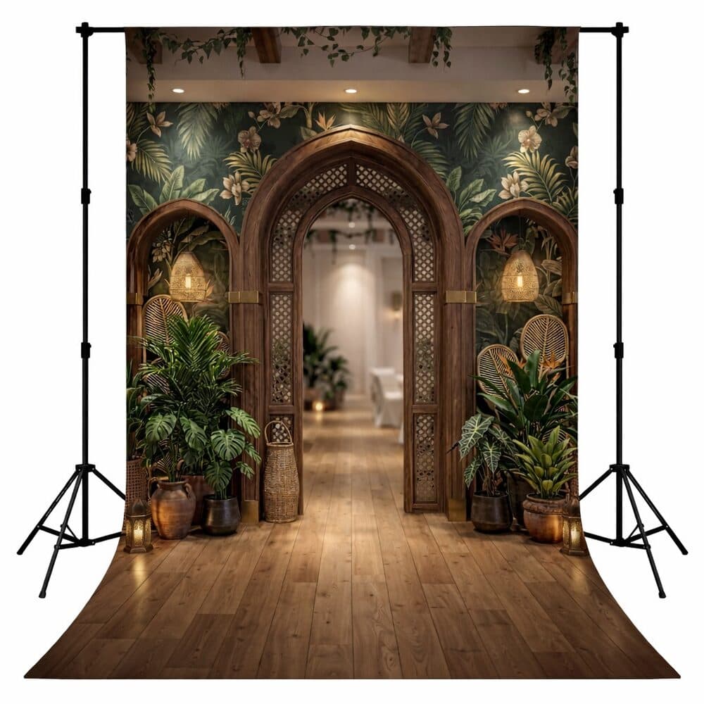 Royal & Heritage Backdrops design ROY-07 — wholesale backdrop from Surat