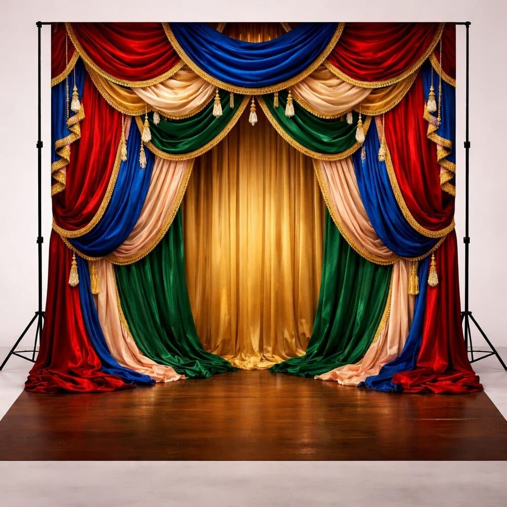 Stage & Event Backdrops design STG-07 — wholesale backdrop from Surat