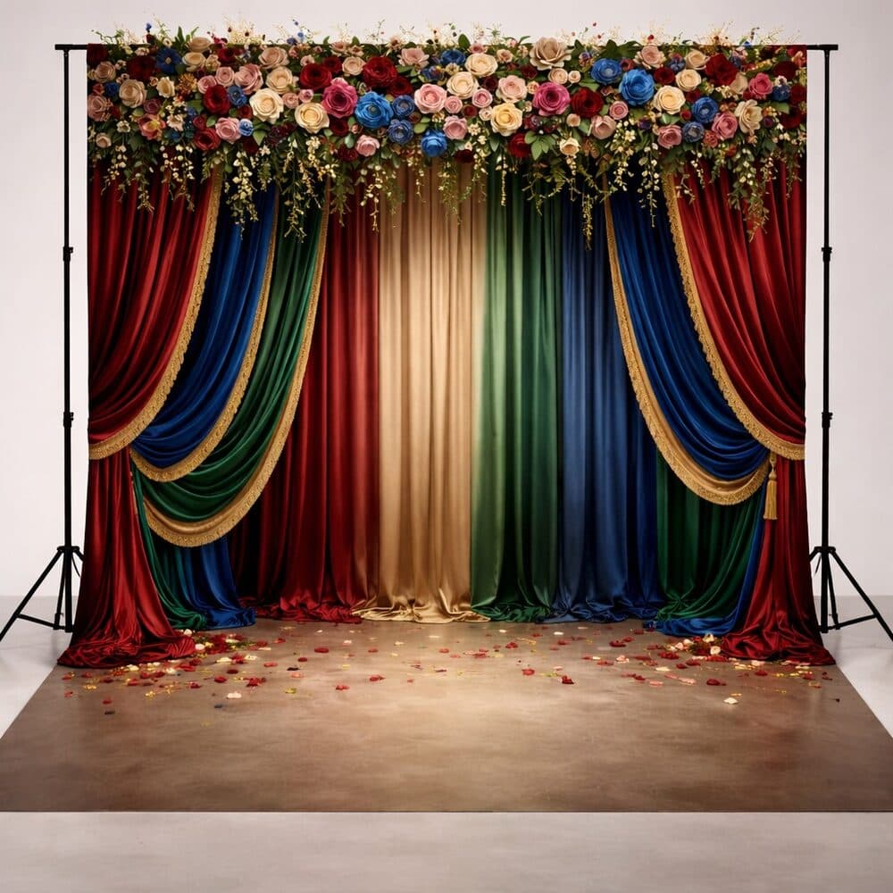 Stage & Event Backdrops design STG-08 — wholesale backdrop from Surat