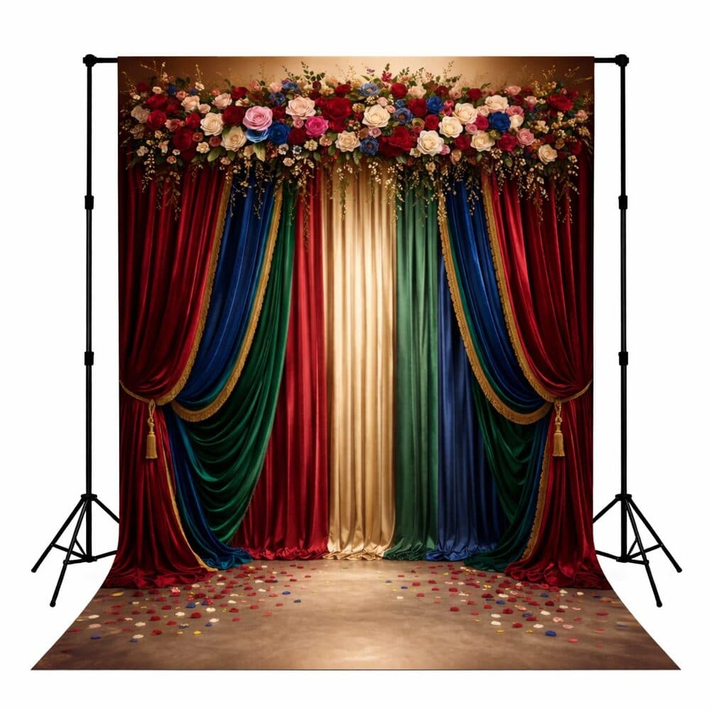 Stage & Event Backdrops design STG-09 — wholesale backdrop from Surat